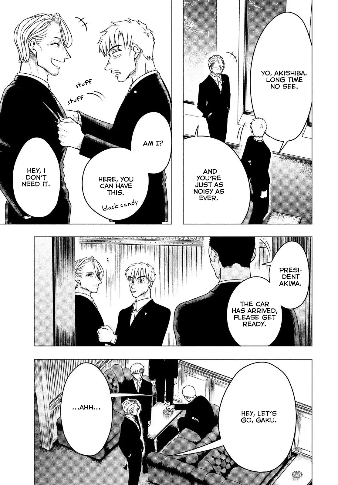Raise wa Tanin ga Ii Chapter 7 page 22 - Chapter 7: Threatening without fists, just with a smile.