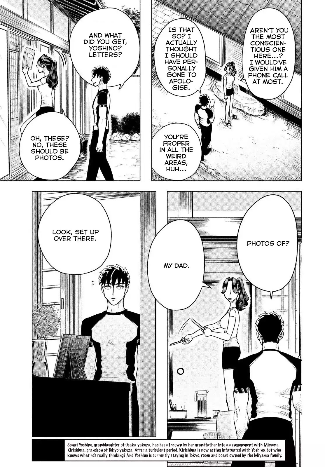 Raise wa Tanin ga Ii Chapter 7 page 4 - Chapter 7: Threatening without fists, just with a smile.