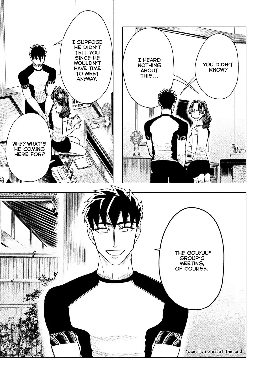 Raise wa Tanin ga Ii Chapter 7 page 8 - Chapter 7: Threatening without fists, just with a smile.