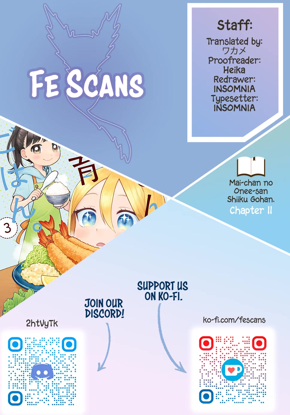 Raising Mai-chan's Onee-san With Lunch Chapter 11 page 1 - Chapter 11: Mom's Okonomiyaki