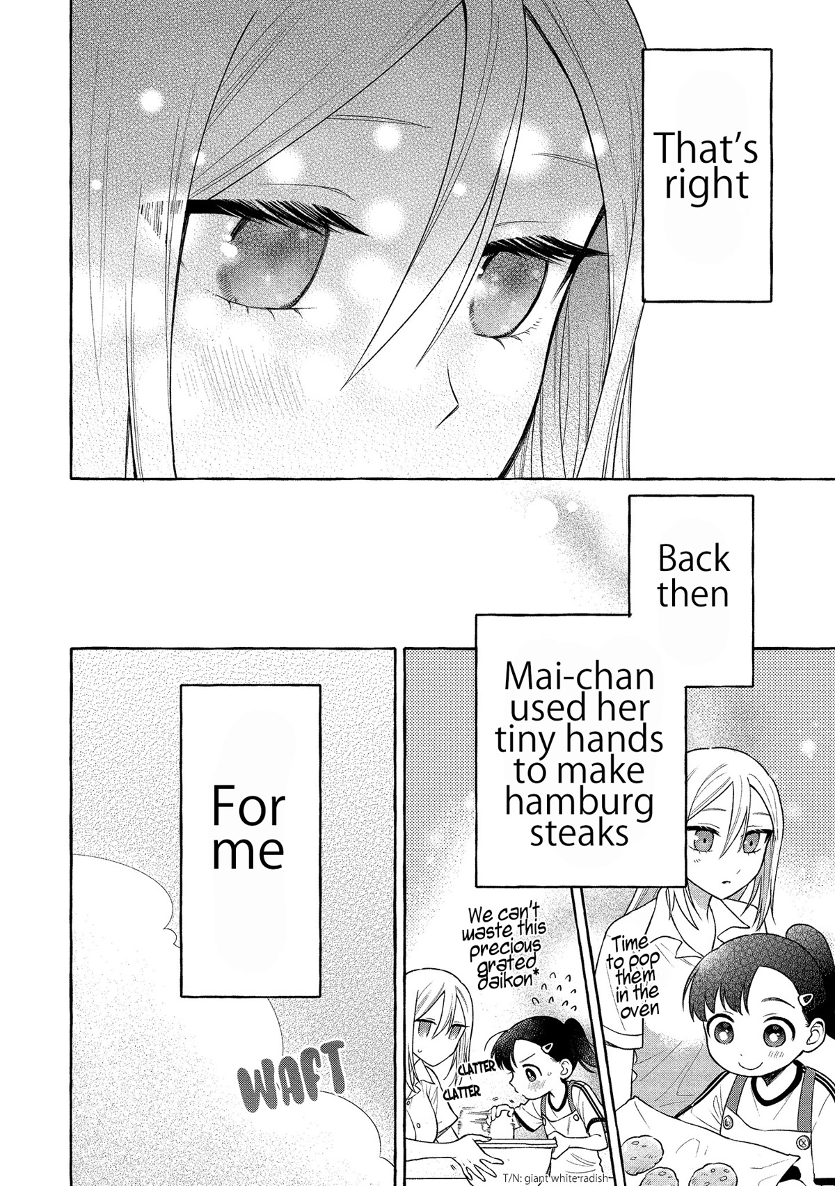 Raising Mai-chan's Onee-san With Lunch Chapter 15 page 19 - Chapter 15: Mom's Tofu Hamburg Steak