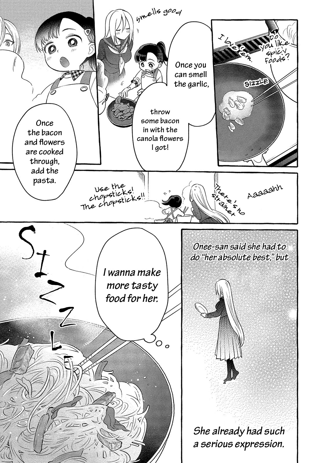 Raising Mai-chan's Onee-san With Lunch Chapter 2 page 21 - Chapter 2: Mom’s Fiori di Colza Pasta
