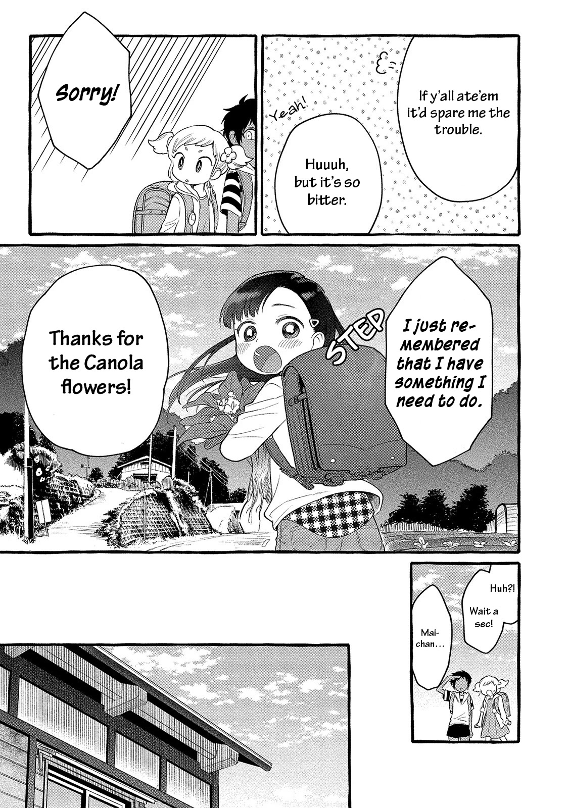 Raising Mai-chan's Onee-san With Lunch Chapter 2 page 8 - Chapter 2: Mom’s Fiori di Colza Pasta