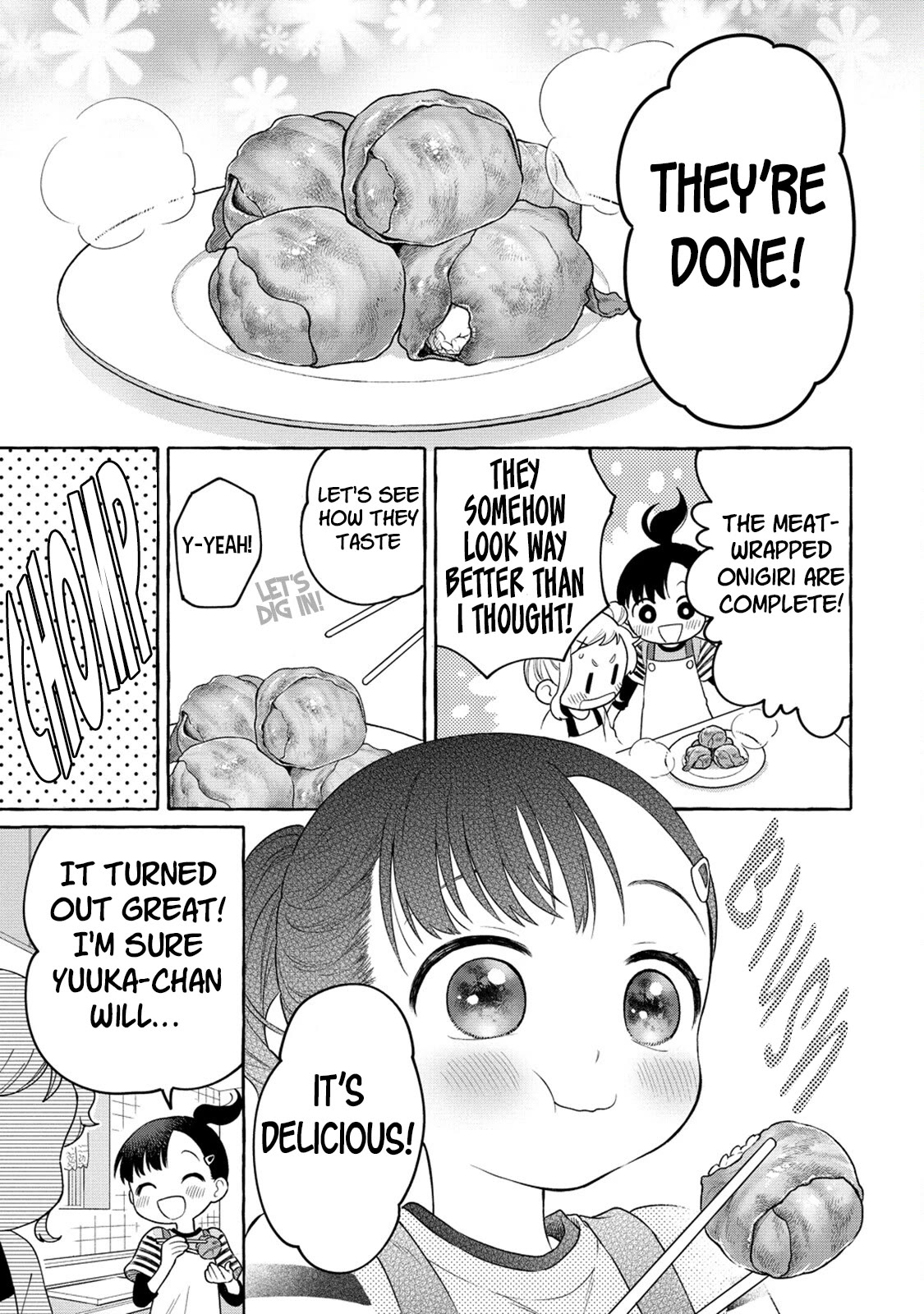 Raising Mai-chan's Onee-san With Lunch Chapter 20 page 14 - Chapter 20: Mom's Meat-Wrapped Onigiri
