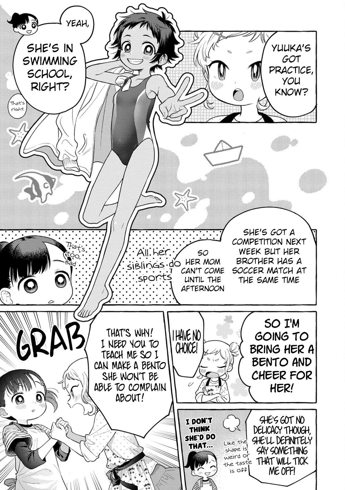 Raising Mai-chan's Onee-san With Lunch Chapter 20 page 6 - Chapter 20: Mom's Meat-Wrapped Onigiri