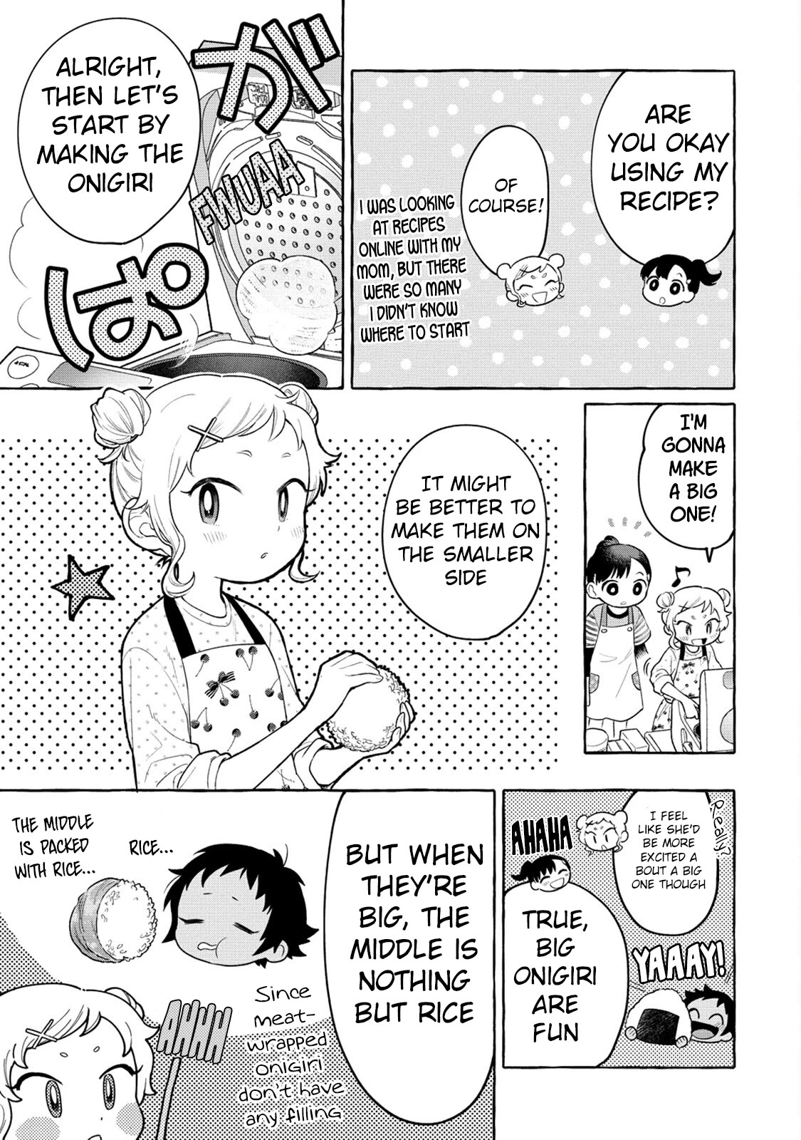 Raising Mai-chan's Onee-san With Lunch Chapter 20 page 8 - Chapter 20: Mom's Meat-Wrapped Onigiri