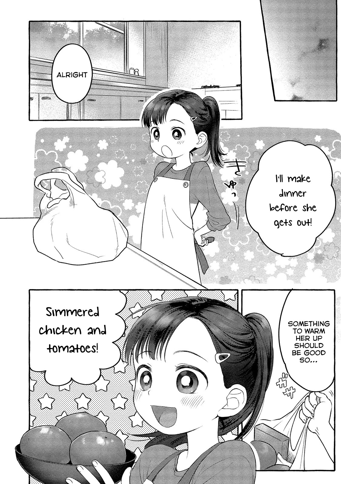 Raising Mai-chan's Onee-san With Lunch Chapter 4 page 11 - Chapter 4: Mom’s Simmered Chicken and Tomatoes