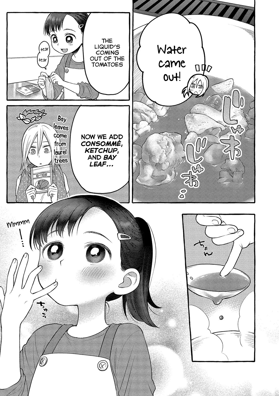 Raising Mai-chan's Onee-san With Lunch Chapter 4 page 16 - Chapter 4: Mom’s Simmered Chicken and Tomatoes