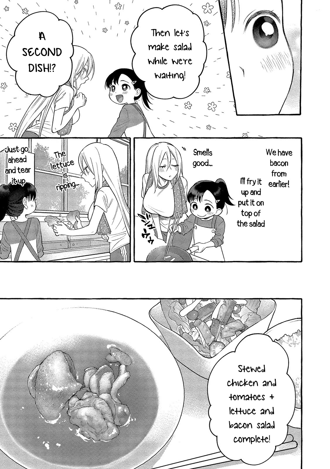 Raising Mai-chan's Onee-san With Lunch Chapter 4 page 18 - Chapter 4: Mom’s Simmered Chicken and Tomatoes