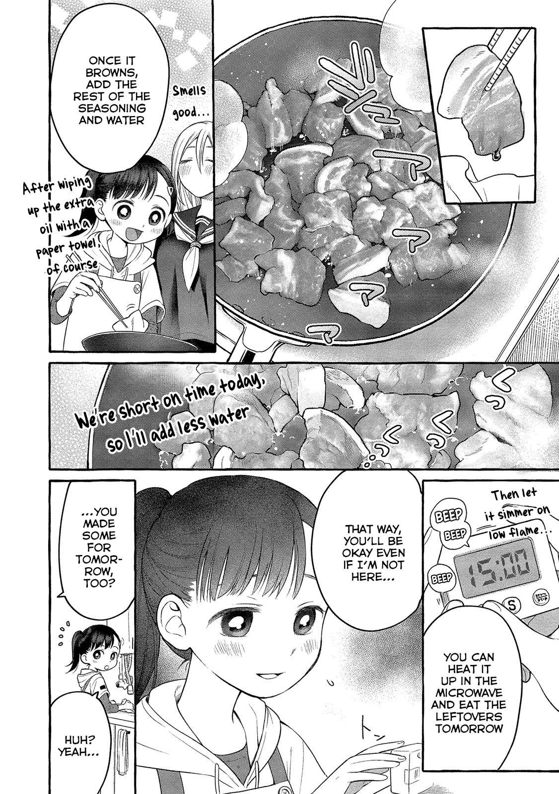 Raising Mai-chan's Onee-san With Lunch Chapter 5 page 13 - Chapter 5: Mom’s Pork Kakunidon