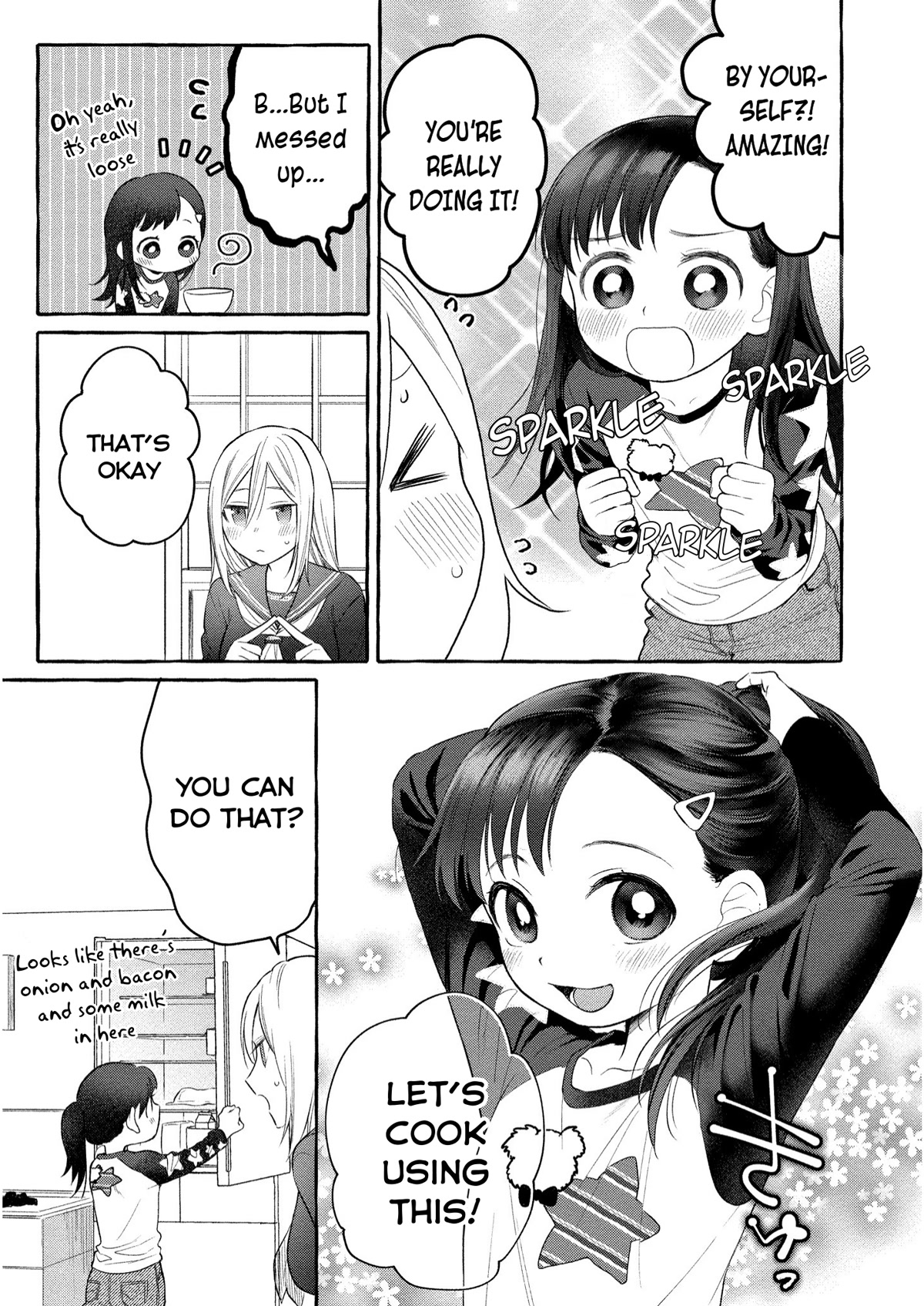 Raising Mai-chan's Onee-san With Lunch Chapter 6 page 17 - Chapter 6: Mom's Cheese Risotto