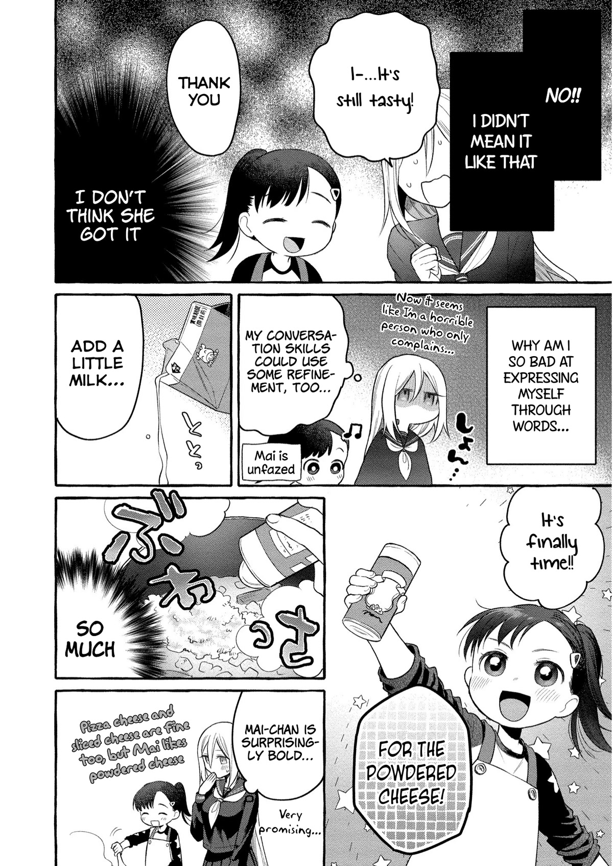 Raising Mai-chan's Onee-san With Lunch Chapter 6 page 22 - Chapter 6: Mom's Cheese Risotto