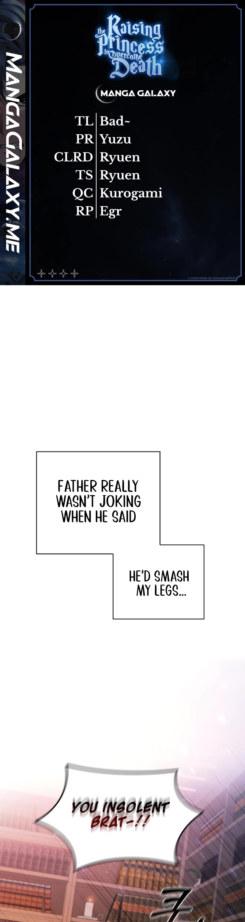 Raising the Princess to Overcome Death Chapter 5 page 1 - Chapter 5