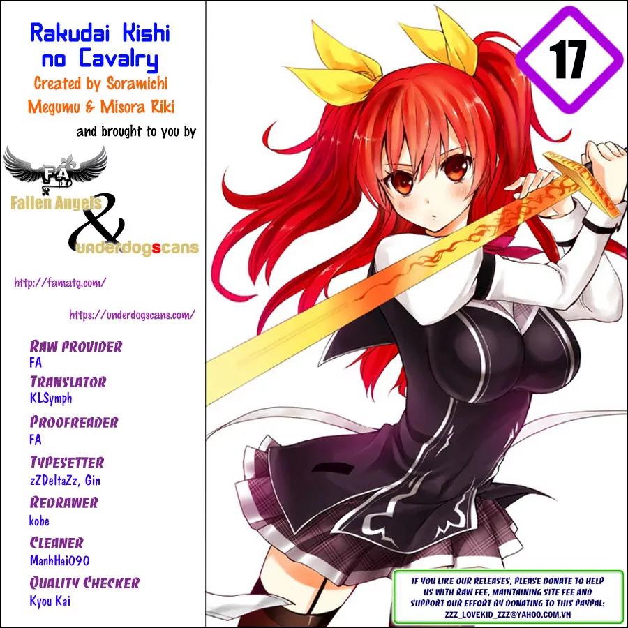 Rakudai Kishi no Eiyuutan Chapter 17 page 1 - Chapter 17: A Knight's Pride
