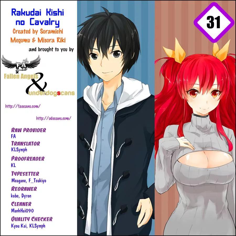 Rakudai Kishi no Eiyuutan Chapter 31 page 1 - Chapter 31: Crownless Sword King