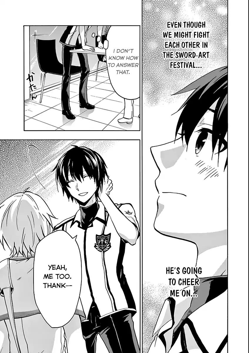 Rakudai Kishi no Eiyuutan Chapter 35 page 21 - Chapter 35: Amane Shinomiya