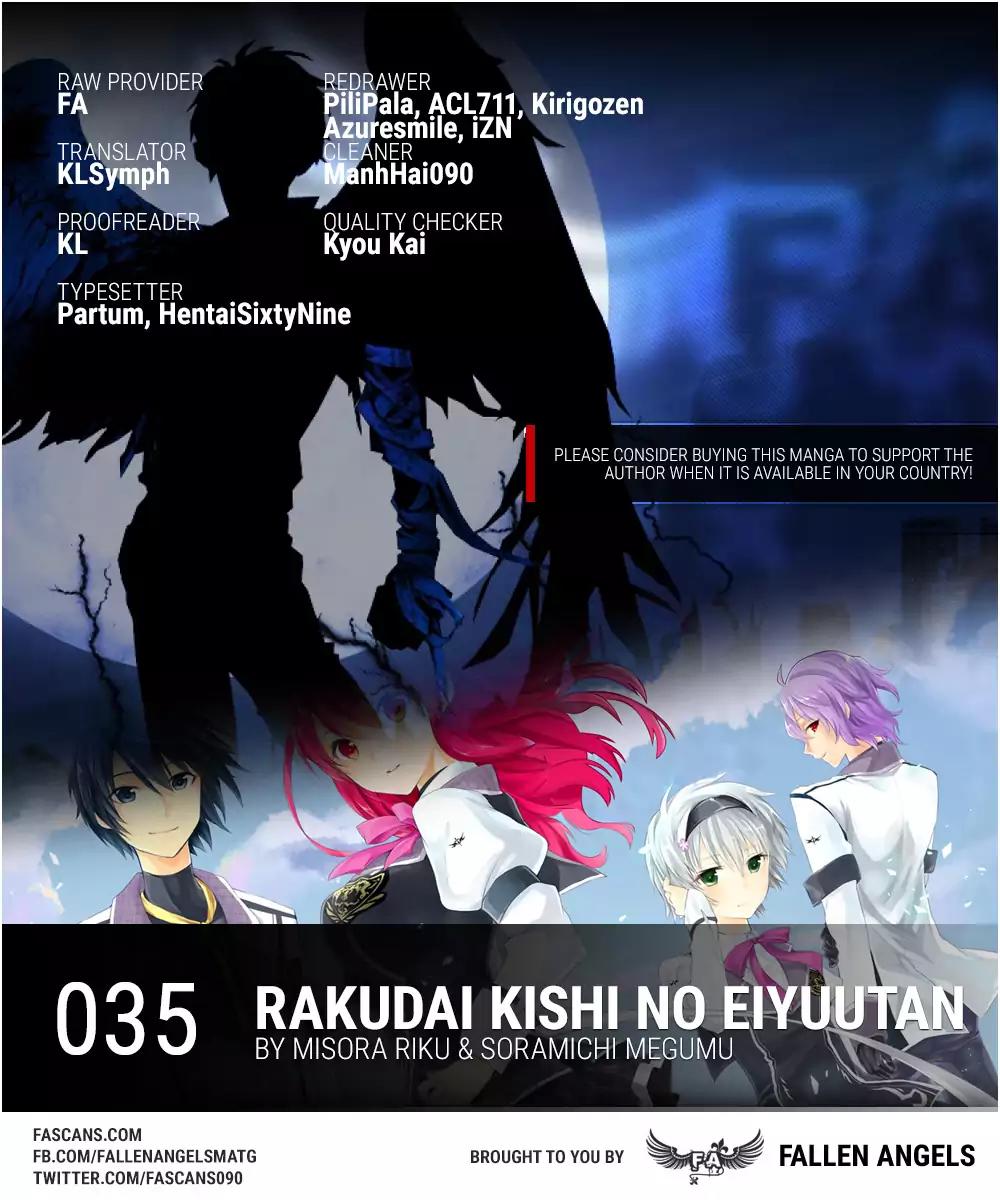 Rakudai Kishi no Eiyuutan Chapter 35 page 37 - Chapter 35: Amane Shinomiya