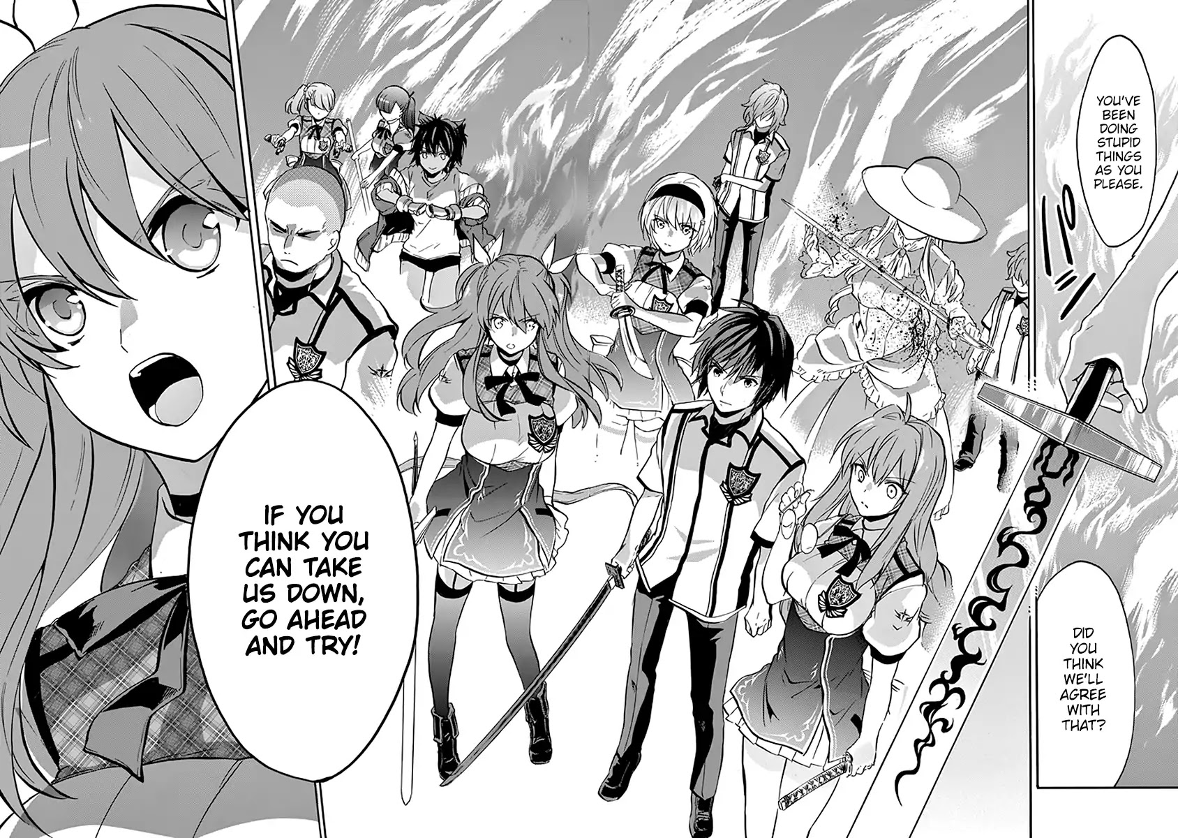 Rakudai Kishi no Eiyuutan Chapter 39 page 21 - Chapter 39: Akatsuki On Stage