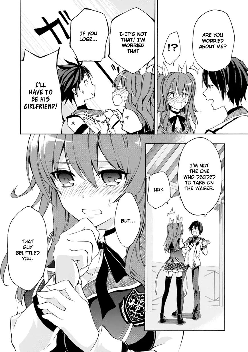 Rakudai Kishi no Eiyuutan Chapter 7 page 18 - Chapter 7: Initial Match
