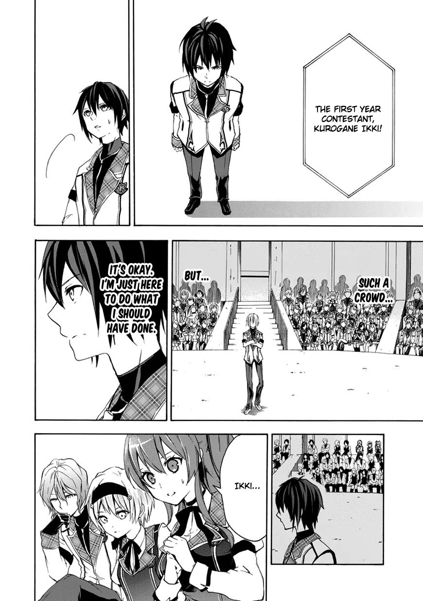 Rakudai Kishi no Eiyuutan Chapter 7 page 38 - Chapter 7: Initial Match