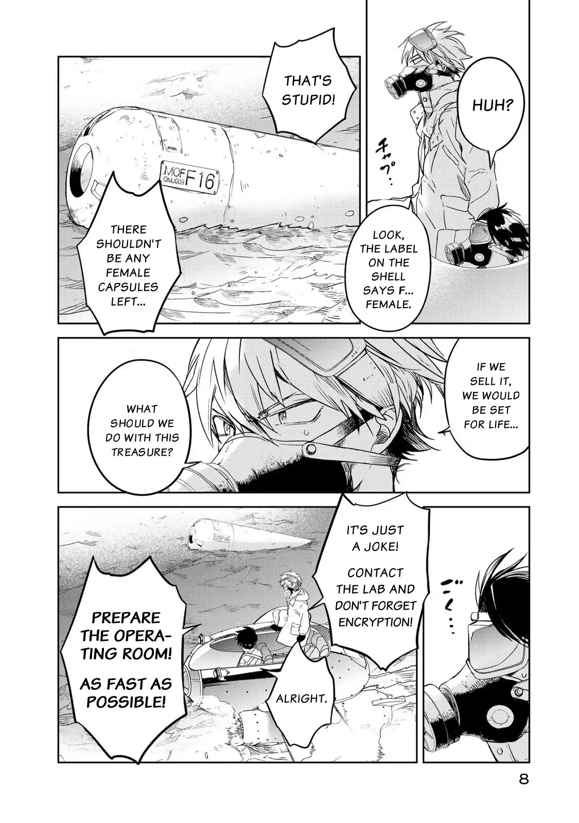 Rakuen no Chloris Chapter 1 page 8 - Chapter 1: Father of Daphne
