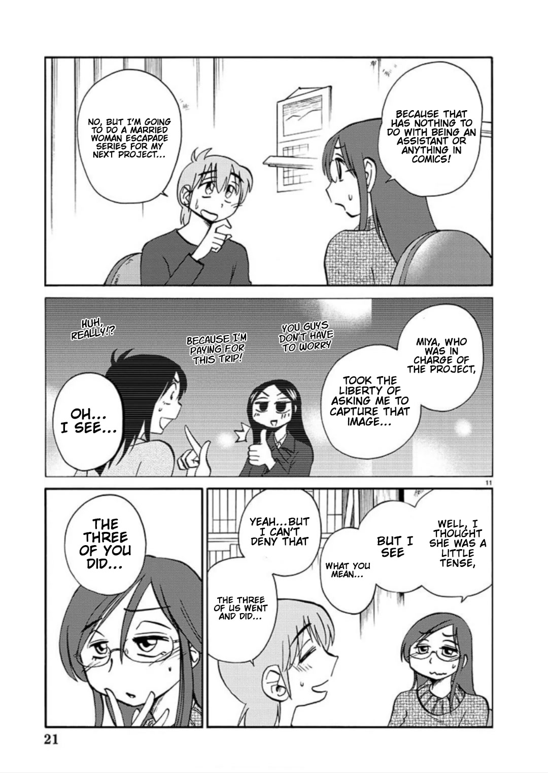 Rakujitsu no Pathos Chapter 100 page 11 - Chapter 100: Haa?