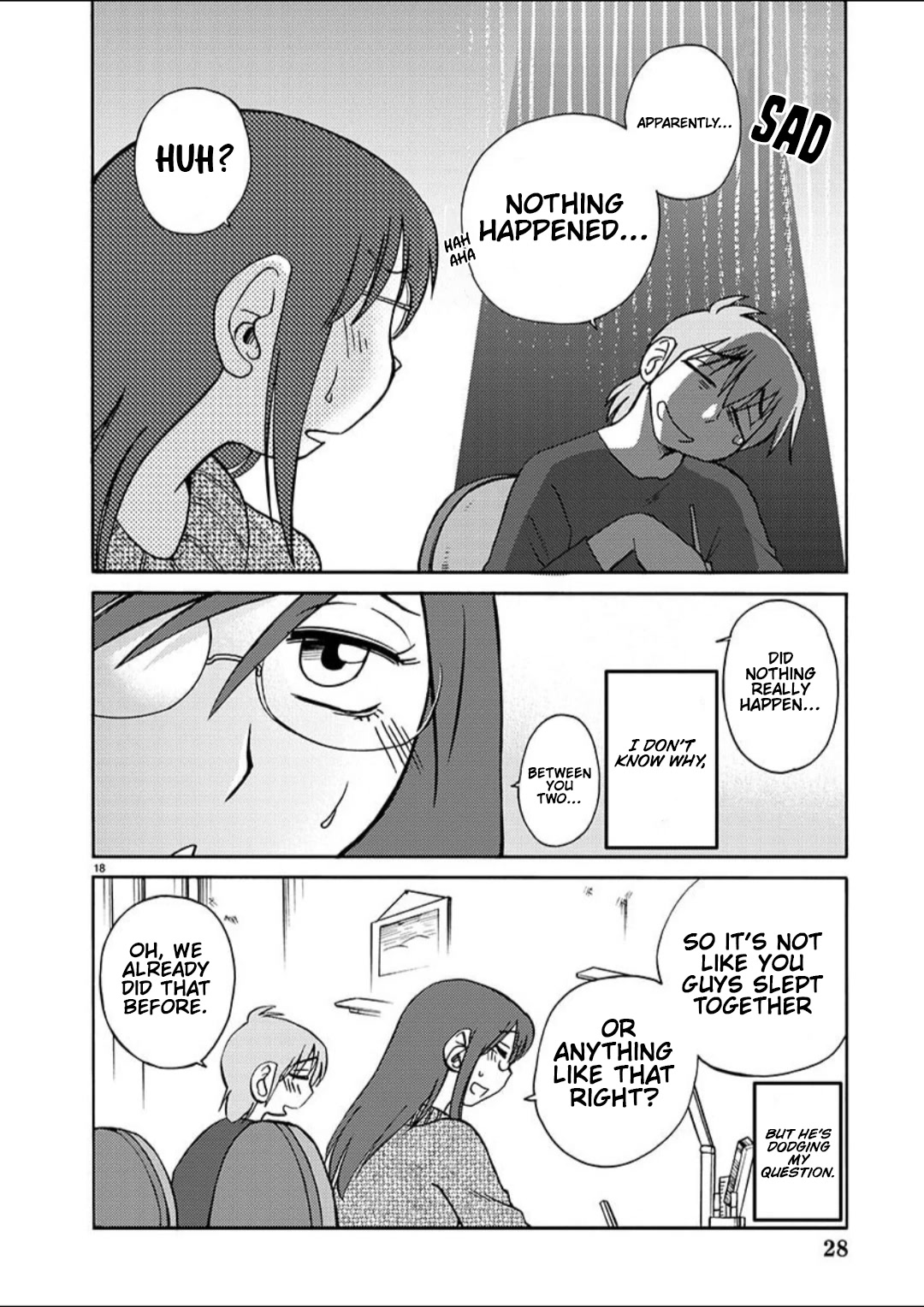 Rakujitsu no Pathos Chapter 100 page 18 - Chapter 100: Haa?