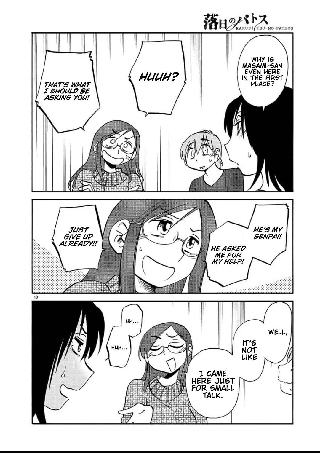 Rakujitsu no Pathos Chapter 101 page 11 - Chapter 101: You’re Going to Start, As Soon as You Two are Alone?
