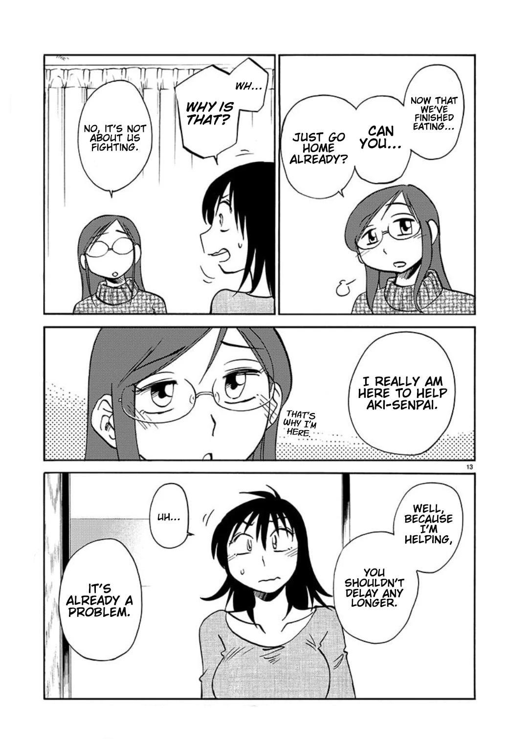 Rakujitsu no Pathos Chapter 101 page 14 - Chapter 101: You’re Going to Start, As Soon as You Two are Alone?