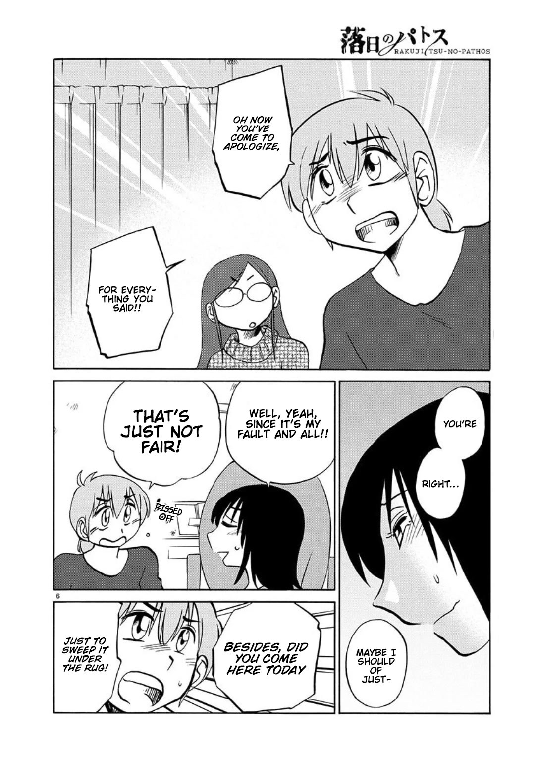 Rakujitsu no Pathos Chapter 101 page 7 - Chapter 101: You’re Going to Start, As Soon as You Two are Alone?