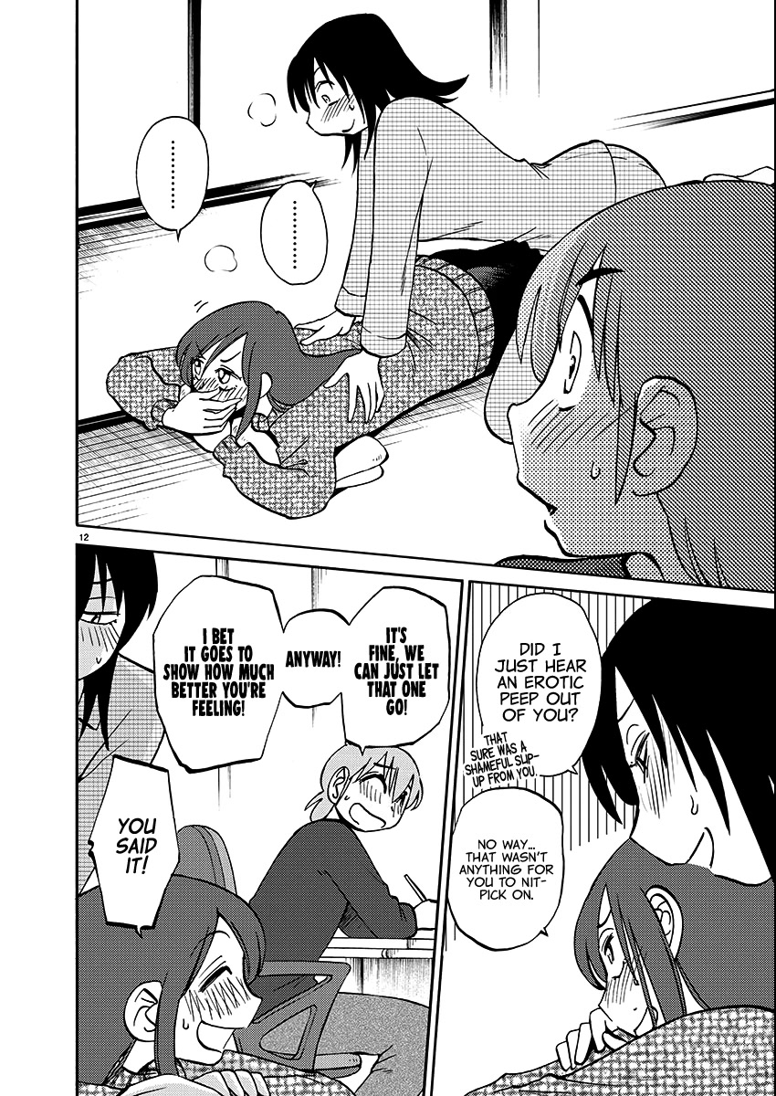 Rakujitsu no Pathos Chapter 102 page 12 - Chapter 102: Do You Moonlight as a Yuri Under the Sheets?