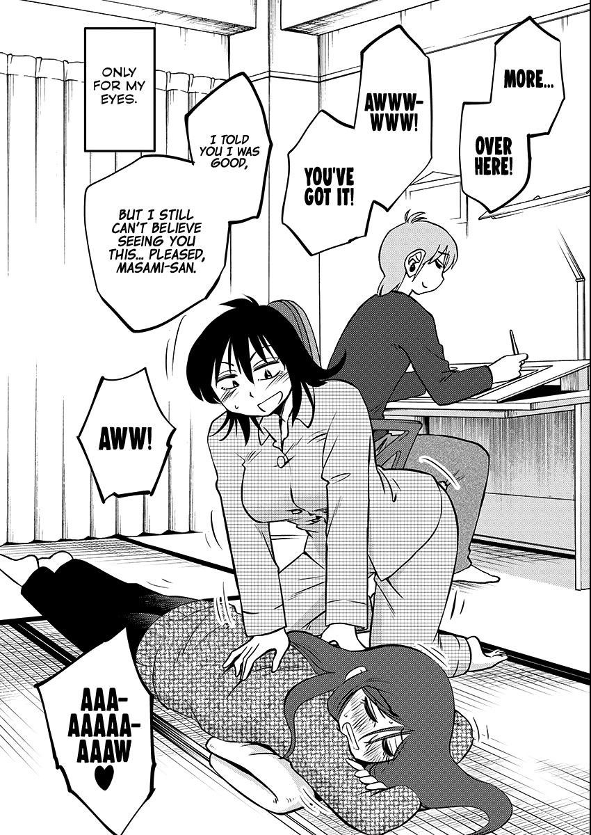 Rakujitsu no Pathos Chapter 102 page 14 - Chapter 102: Do You Moonlight as a Yuri Under the Sheets?