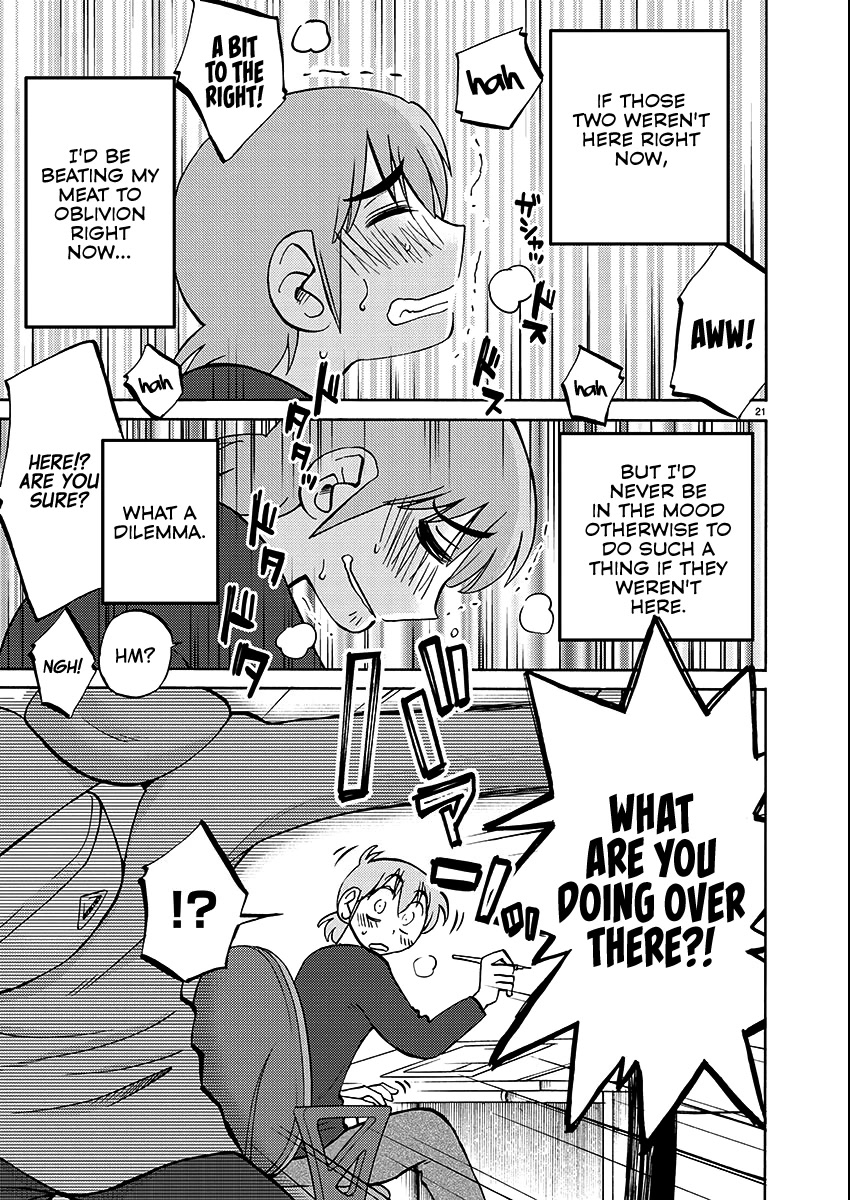 Rakujitsu no Pathos Chapter 102 page 21 - Chapter 102: Do You Moonlight as a Yuri Under the Sheets?