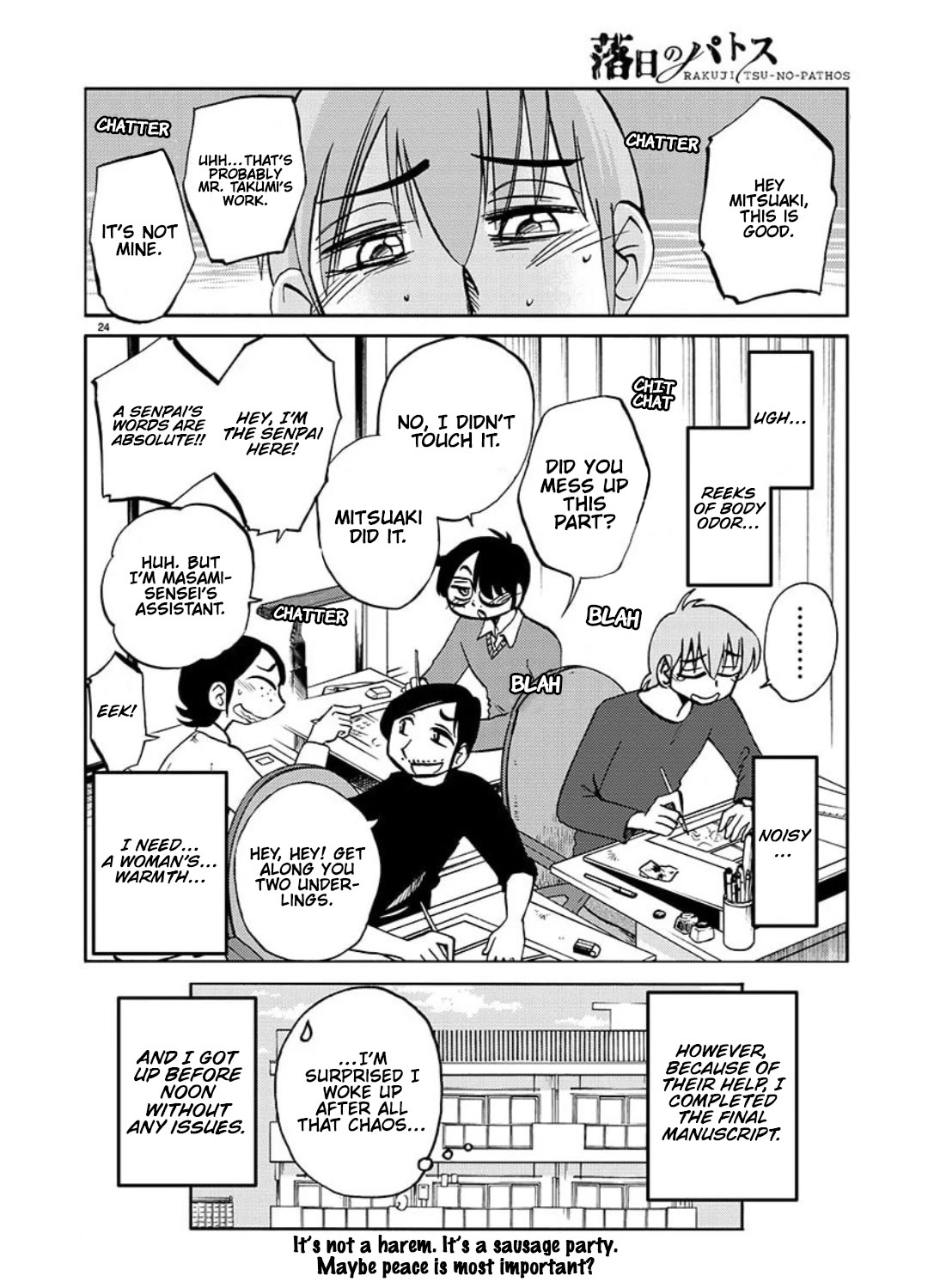 Rakujitsu no Pathos Chapter 103 page 26 - Chapter 103: Did You Know That You Are In a Harem?