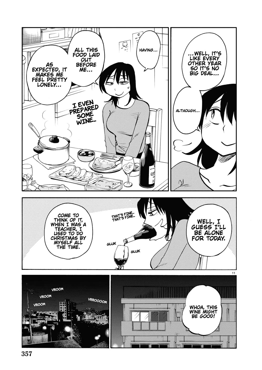 Rakujitsu no Pathos Chapter 108 page 12 - Chapter 108: What Does It Mean When The Bottle Is Empty And I'm Naked?