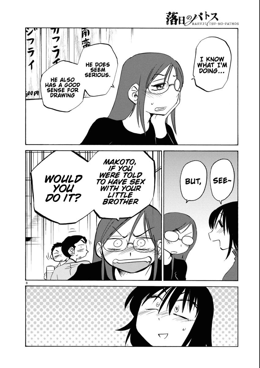 Rakujitsu no Pathos Chapter 115 page 9 - Chapter 115: Don't You Think You're Too Close?