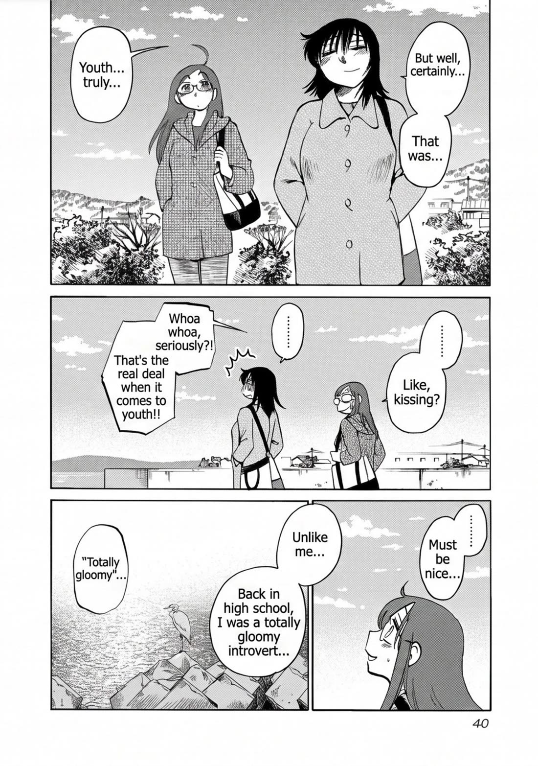 Rakujitsu no Pathos Chapter 116 page 10 - Chapter 116: Huh? Huh? What does being an introvert mean again?