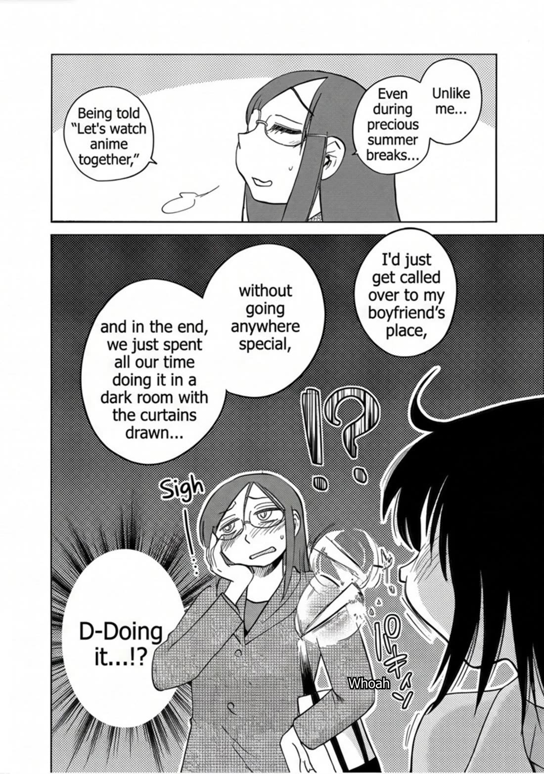 Rakujitsu no Pathos Chapter 116 page 12 - Chapter 116: Huh? Huh? What does being an introvert mean again?