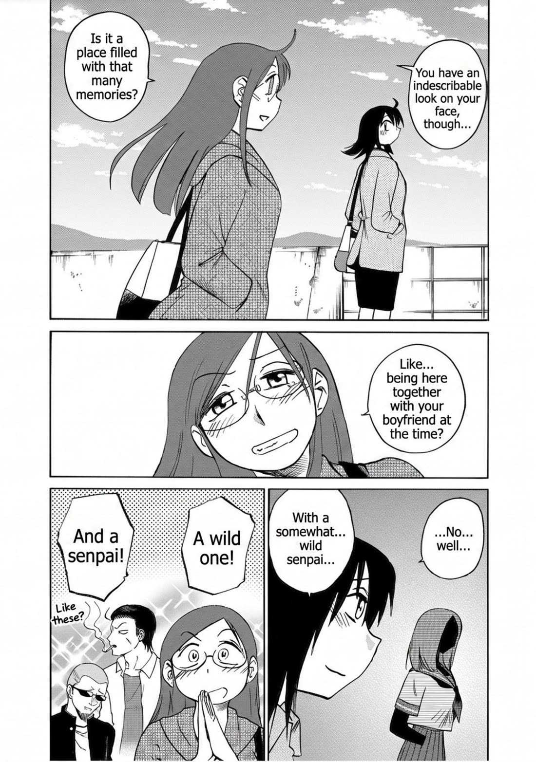 Rakujitsu no Pathos Chapter 116 page 8 - Chapter 116: Huh? Huh? What does being an introvert mean again?