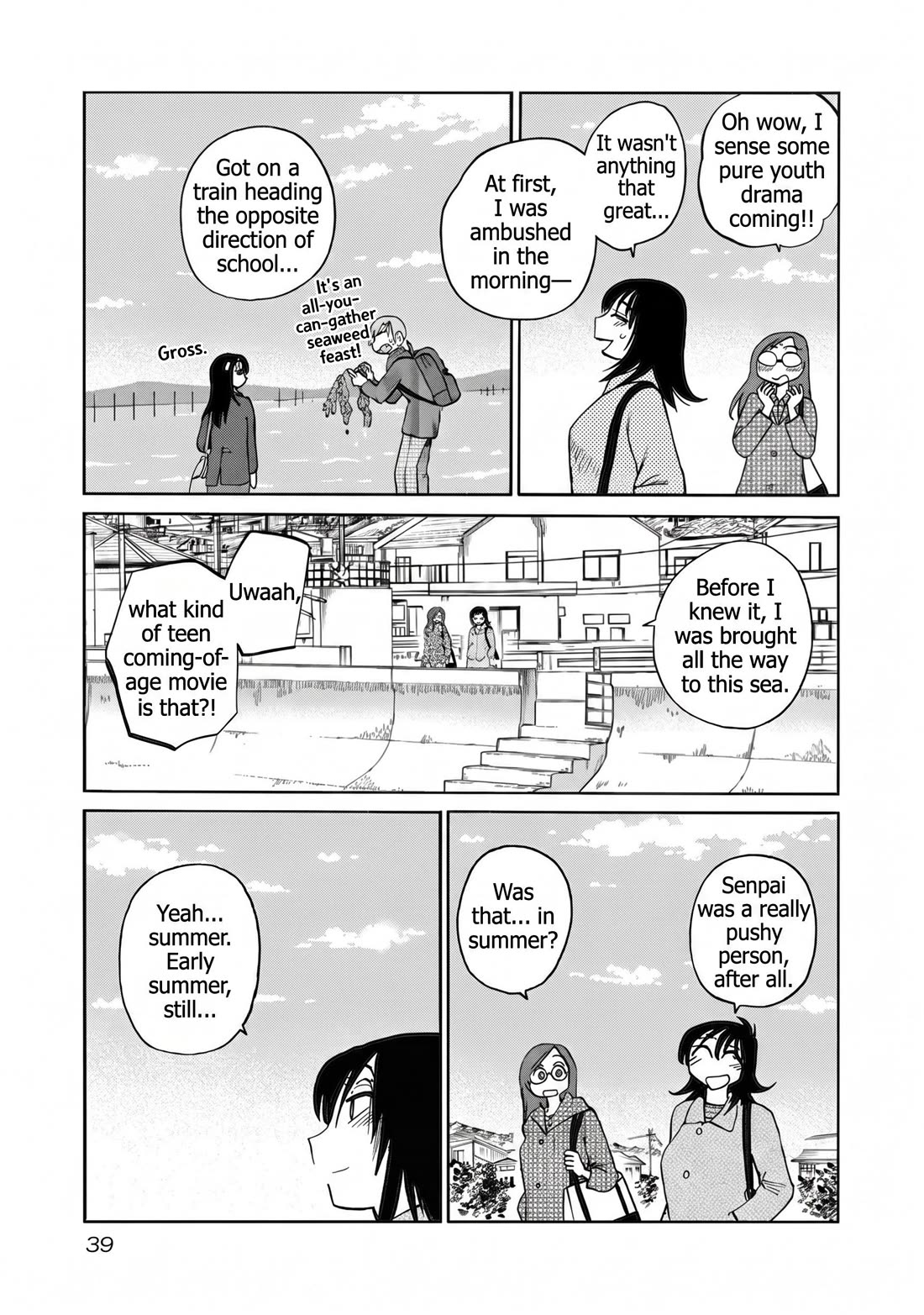 Rakujitsu no Pathos Chapter 116 page 9 - Chapter 116: Huh? Huh? What does being an introvert mean again?