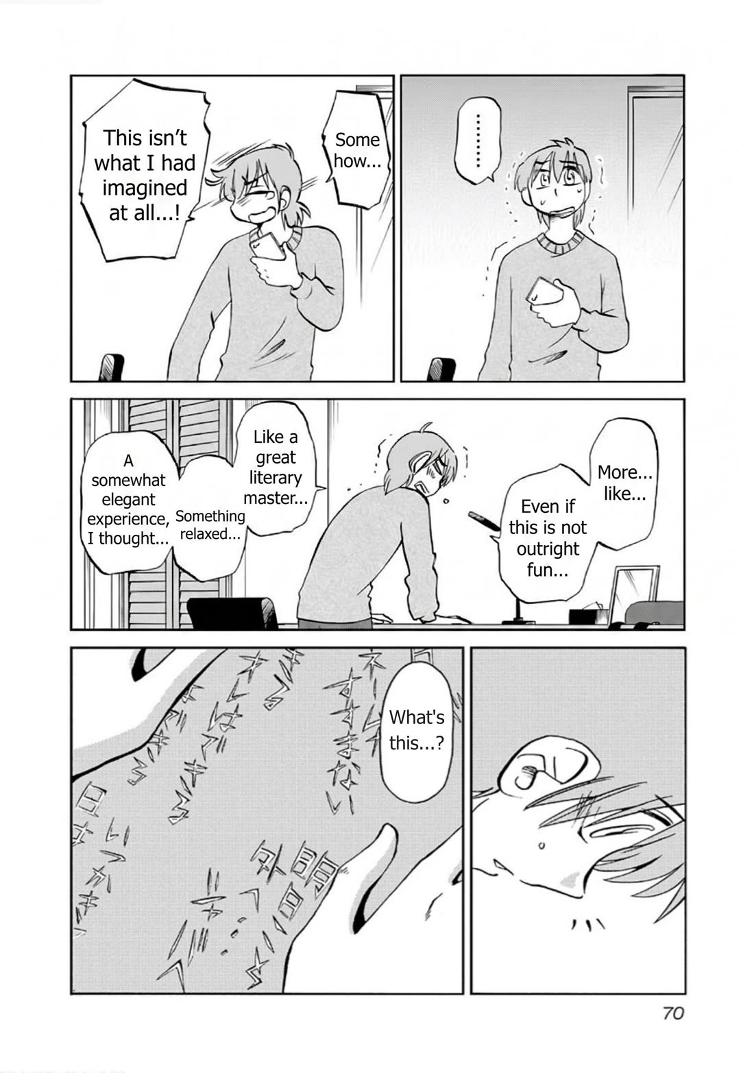 Rakujitsu no Pathos Chapter 117 page 14 - Chapter 117: They still confine authors to a hotel to finish writing even in this day and age, huh?