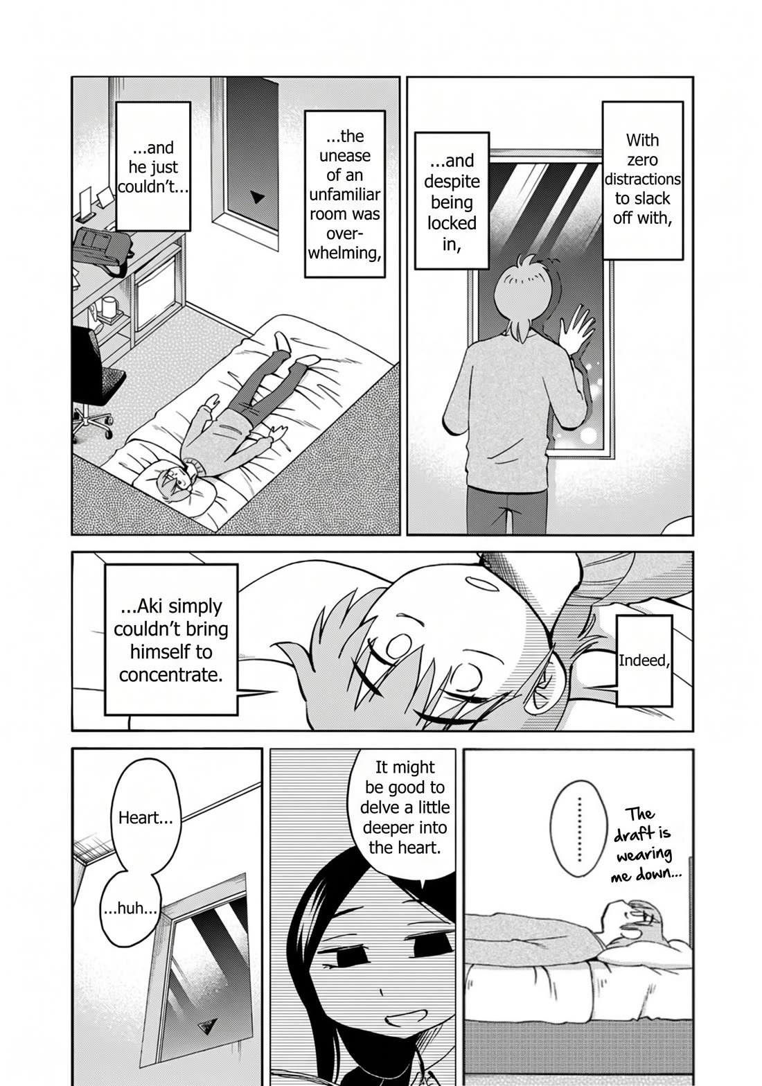 Rakujitsu no Pathos Chapter 117 page 16 - Chapter 117: They still confine authors to a hotel to finish writing even in this day and age, huh?