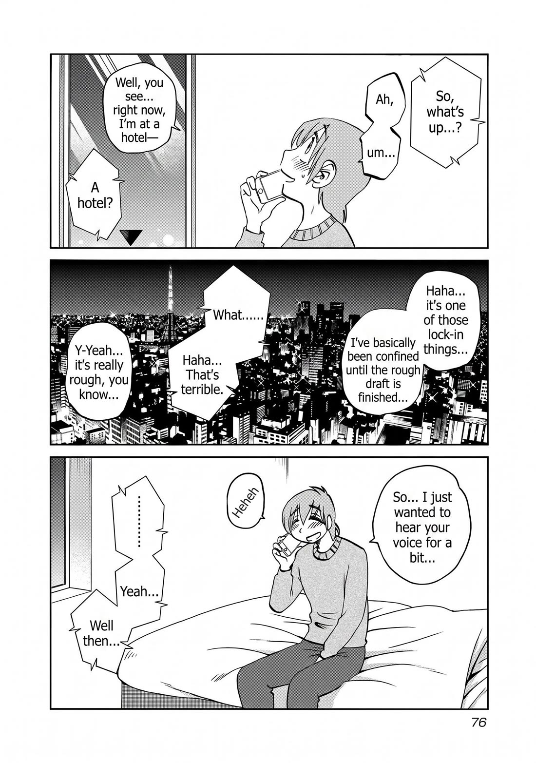 Rakujitsu no Pathos Chapter 117 page 20 - Chapter 117: They still confine authors to a hotel to finish writing even in this day and age, huh?
