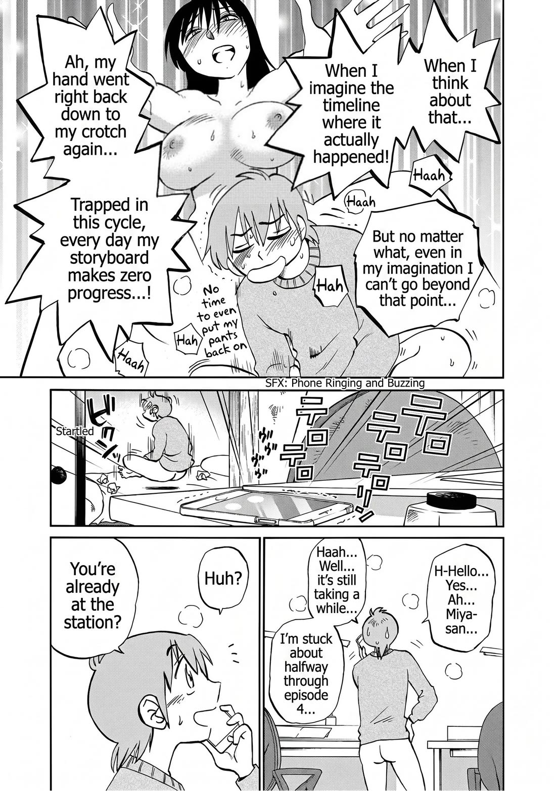 Rakujitsu no Pathos Chapter 117 page 7 - Chapter 117: They still confine authors to a hotel to finish writing even in this day and age, huh?