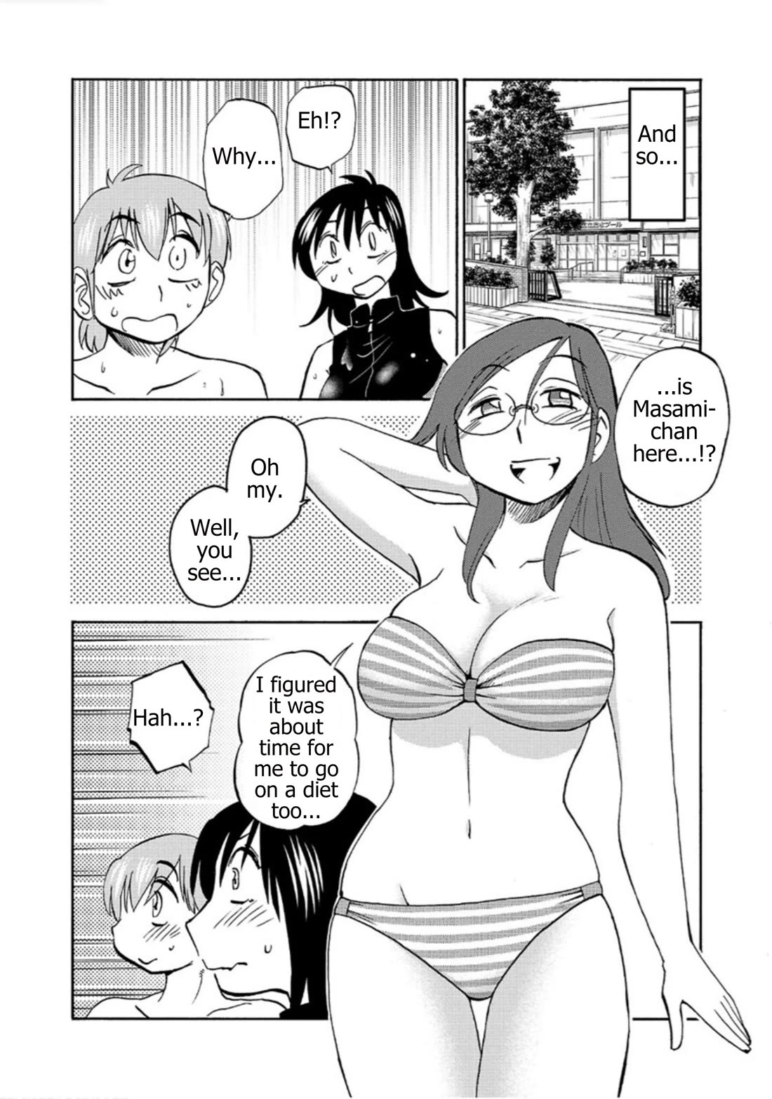 Rakujitsu no Pathos Chapter 122 page 10 - Chapter 122: When it comes to swimsuits, this is definitely the one, right?