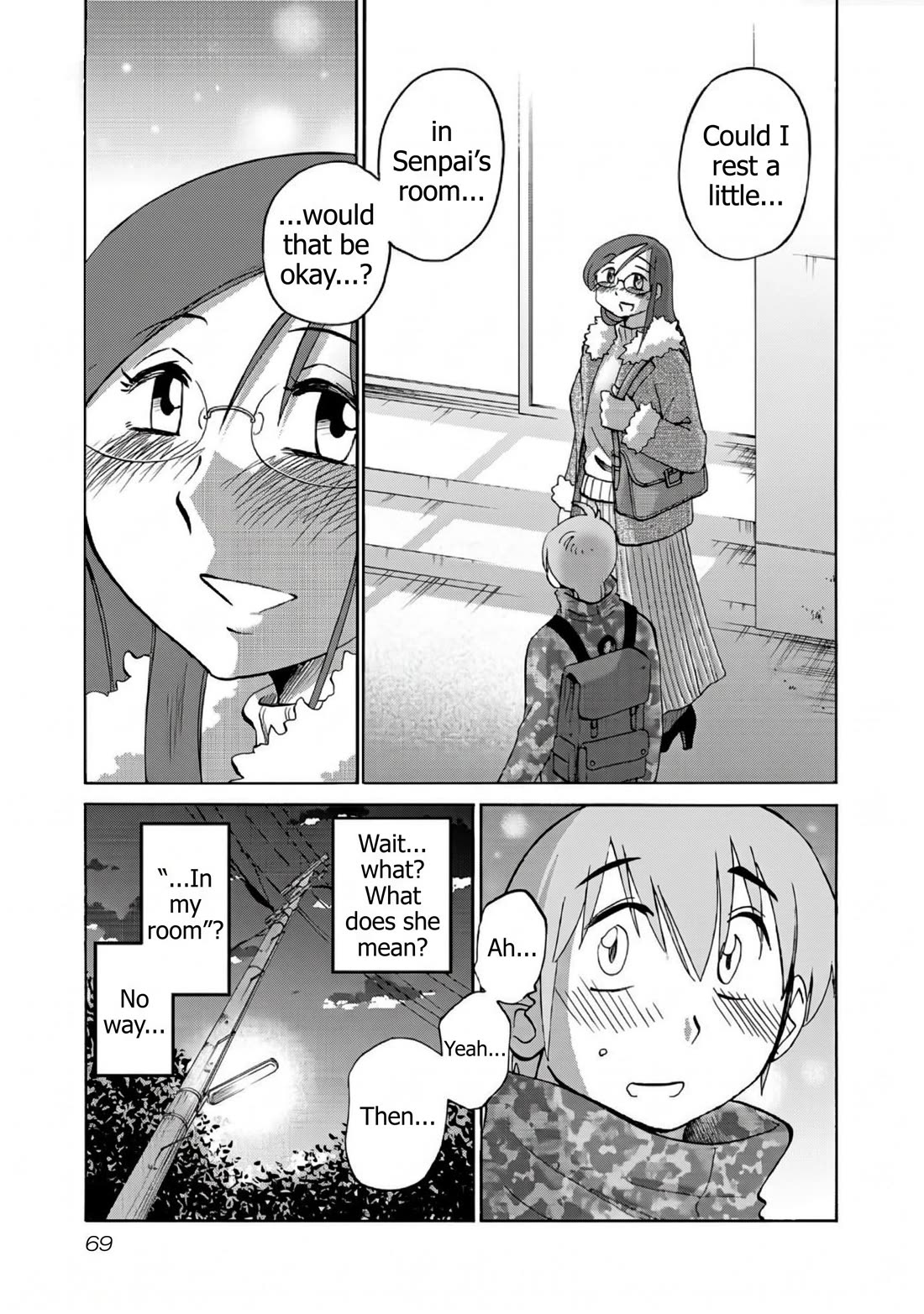 Rakujitsu no Pathos Chapter 124 page 13 - Chapter 124: What do you mean by "staying the night"? That kind of staying over?