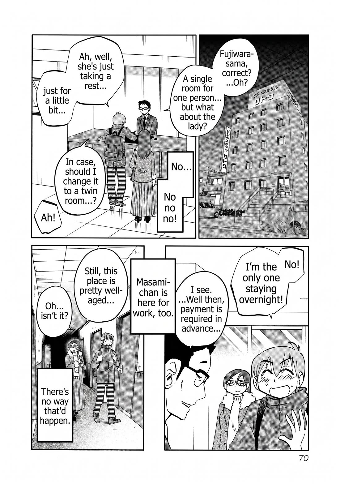 Rakujitsu no Pathos Chapter 124 page 14 - Chapter 124: What do you mean by "staying the night"? That kind of staying over?