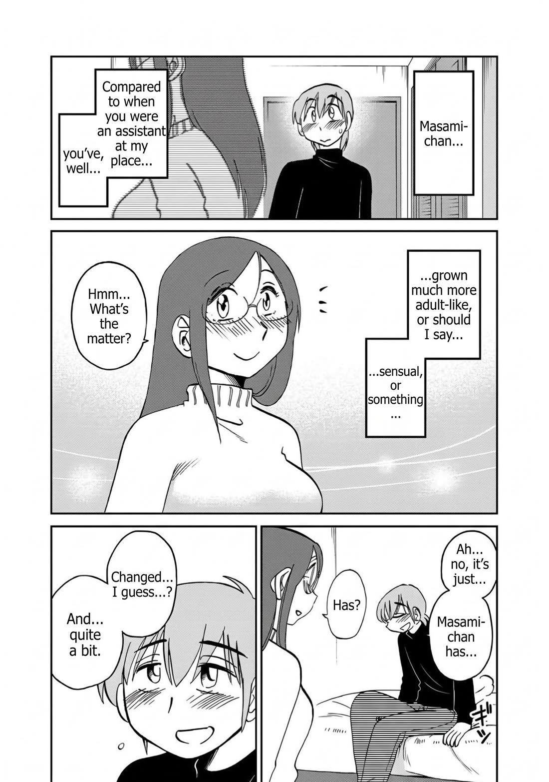 Rakujitsu no Pathos Chapter 124 page 16 - Chapter 124: What do you mean by "staying the night"? That kind of staying over?