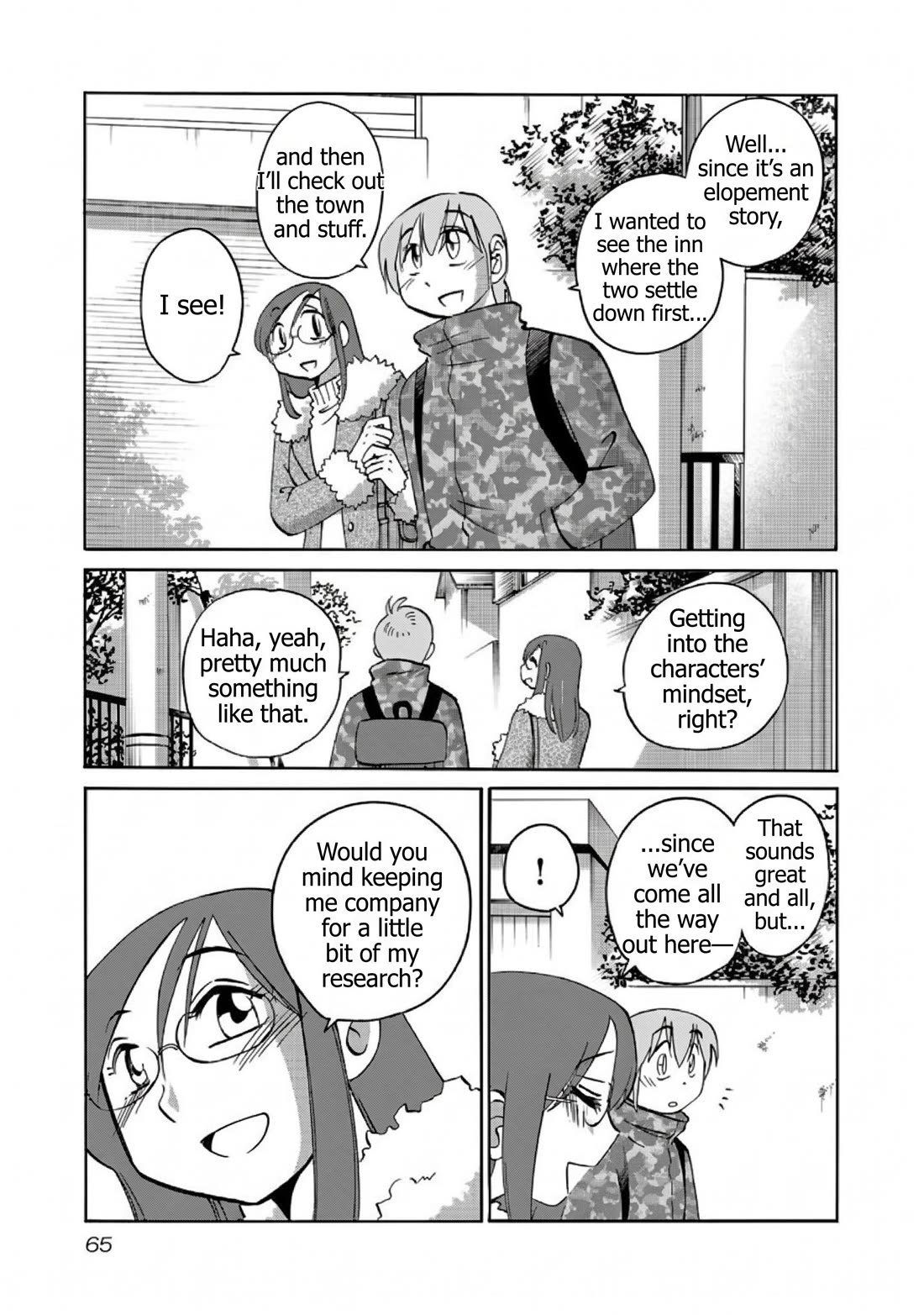 Rakujitsu no Pathos Chapter 124 page 9 - Chapter 124: What do you mean by "staying the night"? That kind of staying over?