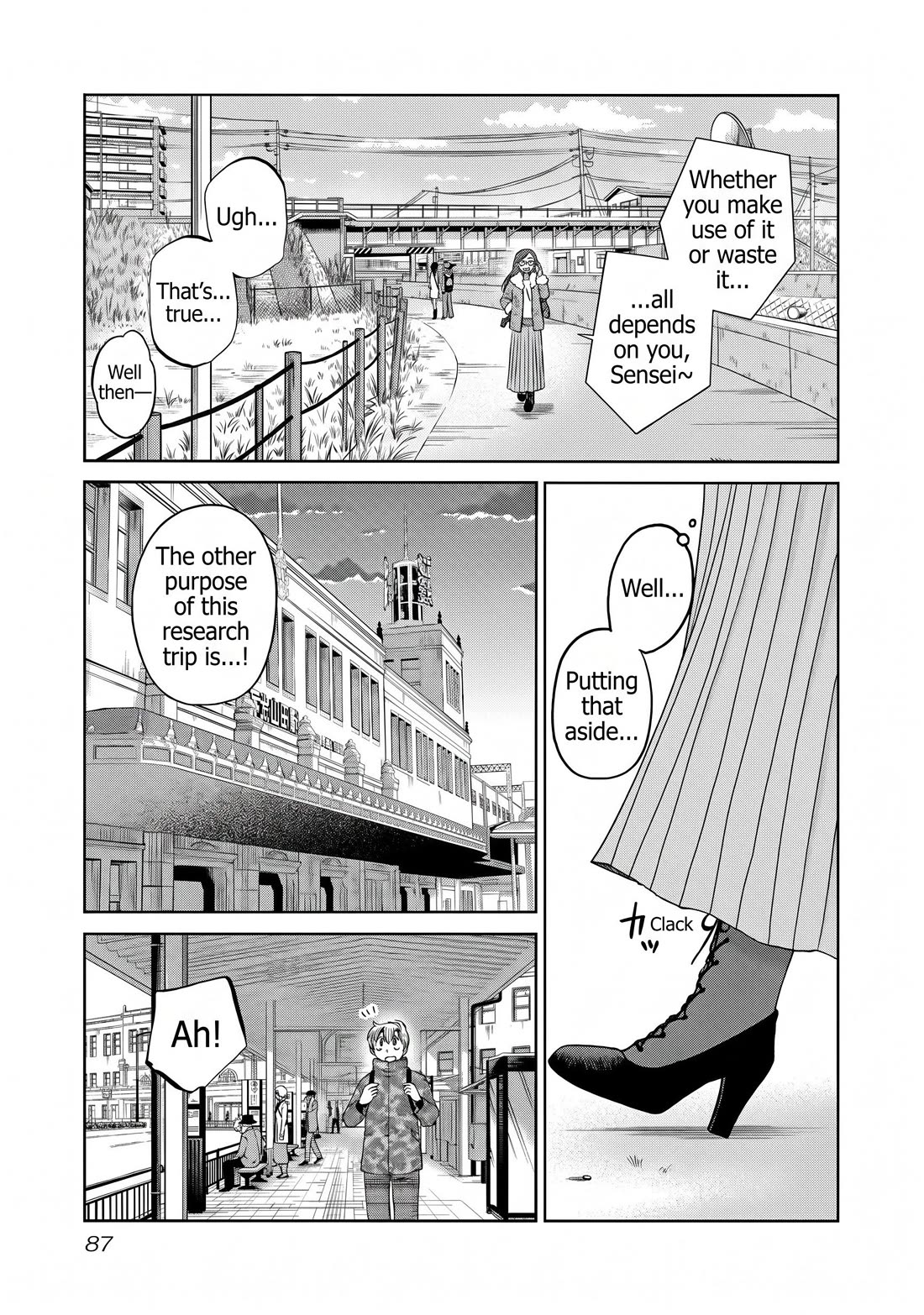 Rakujitsu no Pathos Chapter 125 page 5 - Chapter 125: Black suits me surprisingly well too, don't you think?